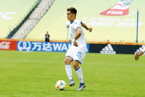 BYDGOSZCZ 26.05.2019 MECZ GRUPA B MISTRZOSTWA SWIATA DO LAT 20 U20 W PILCE NOZNEJ 2019: EKWADOR - WLOCHY --- 2019 FIFA U-20 WORLD CUP GROUP B MATCH: ECUADOR - ITALY SALVATORE ESPOSITO FOT. MATEUSZ BOSIACKI 400MM.PL NEWSPIX.PL --- Newspix.pl  190526BOS033