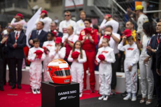 Sport Themen der Woche KW21 Sport Bilder des Tages Motorsports: FIA Formula One World Championship, WM, Weltmeisterschaft 2019, Grand Prix of Monaco, Tribute to Niki Lauda (22.02.1949 - 20.05.2019) Monte Carlo Monaco