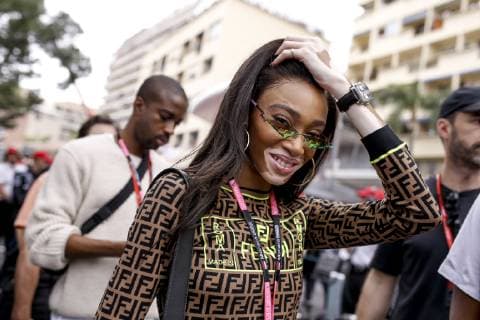 Motorsports: FIA Formula One World Championship, WM, Weltmeisterschaft 2019, Grand Prix of Monaco, Winnie Harlow Monte Carlo Monaco
