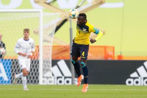 26.05.2019 Bydgoszcz Pilka nozna Mistrzostwa Swiata U20, faza grupowa, Ekwador U20 - Wlochy U20 N z Jhon Espinoza Foto Adam Starszynski PressFocus 26.05.2019 Bydgoszcz Football FIFA World Cup, WM, Weltmeisterschaft, Fussball under 20, group stage, Ecuador U20 - Italy U20 Jhon Espinoza Credit Adam Starszynski PressFocus NEWSPIX.PL --- Newspix.pl  20190526PF_AS106