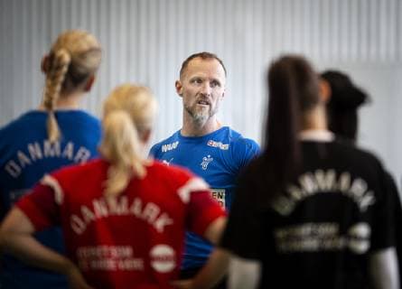 Landstraener Klavs Bruun Joergensen at the national team training before World Cup matches against Switzerland in Hafnia Hallen, Tuesday 28 May 2019, Copenhagen Denmark,  Copyright: Scanpix LiselottexSabroex cop103 spdk20190528-124515-L