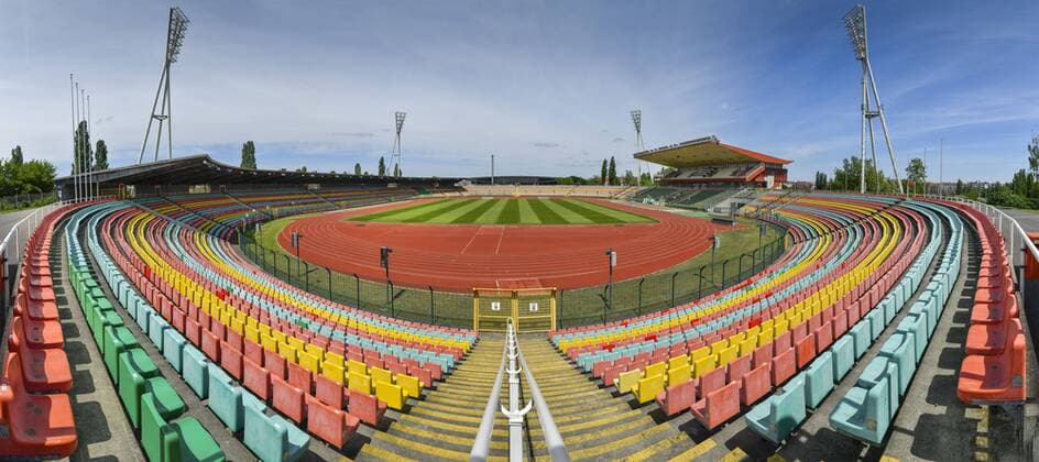 Friedrich Ludwig Jahn Stadium, Eberswalder Straße, Prenzlauer Berg, Pankow, Berlin, Germany