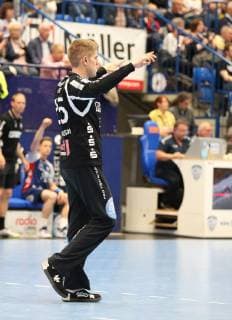 Peter Johannesson TBV Lemgo Lippe 25 cheers, TBV Lemgo Lippe vs. THW Kiel, Handball, 1 Bundesliga, 29 05 2019, TBV Lemgo Lippe vs. THW Kiel, Handball, 1 Bundesliga, 29 05 2019 Lemgo Copyright: xEibner-Pressefotox xJanxStrohdiex EP_JSK