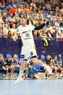 Niclas Ekberg THW Kiel 18 free in front of goal, TBV Lemgo Lippe vs. THW Kiel, Handball, 1 Bundesliga, 29 05 2019, TBV Lemgo Lippe vs. THW Kiel, Handball, 1 Bundesliga, 29 05 2019 Lemgo Copyright: xEibner-Pressefotox xJanxStrohdiex EP_JSK