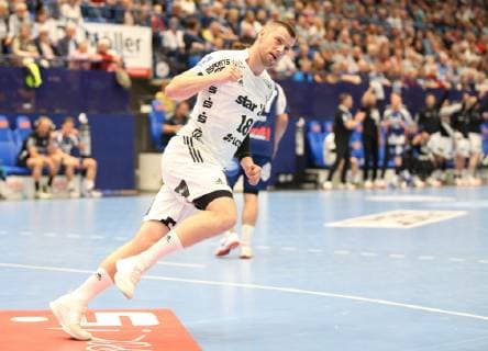 Niclas Ekberg THW Kiel 18 cheers after scoring, TBV Lemgo Lippe vs. THW Kiel, Handball, 1 Bundesliga, 29 05 2019, TBV Lemgo Lippe vs. THW Kiel, Handball, 1 Bundesliga, 29 05 2019 Lemgo Copyright: xEibner-Pressefotox xJanxStrohdiex EP_JSK