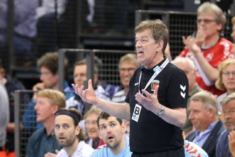 SG Flensburg Handewitt vs Fuechse Berlin, Handball, 1 Bundesliga, 29 05 19 Velimir Petkovic Fuechse Berlin, Trainer gesticulated xmmkx