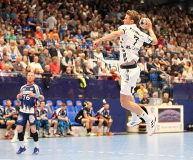 Magnus Landin Jacobsen THW Kiel 7 free in front of goal, TBV Lemgo Lippe vs THW Kiel, Handball, 1 Bundesliga, 29 05 2019, TBV Lemgo Lippe vs THW Kiel, Handball, 1 Bundesliga, 29 05 2019 Lemgo Copyright: xEibner-Pressefotox xJanxStrohdiex EP_JSK