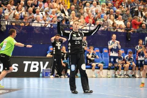 Peter Johannesson TBV Lemgo Lippe 25 cheers, TBV Lemgo Lippe vs. THW Kiel, Handball, 1 Bundesliga, 29 05 2019, TBV Lemgo Lippe vs. THW Kiel, Handball, 1 Bundesliga, 29 05 2019 Lemgo Copyright: xEibner-Pressefotox xJanxStrohdiekx EP_JSK