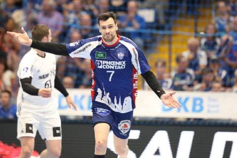 Isaias Guardiola TBV Lemgo Lippe 7 , TBV Lemgo Lippe vs. THW Kiel, Handball, 1 Bundesliga, 29 05 2019, TBV Lemgo Lippe vs. THW Kiel, Handball, 1 Bundesliga, 29 05 2019 Lemgo Copyright: xEibner-Pressefotox xJanxStrohdiekx EP_JSK