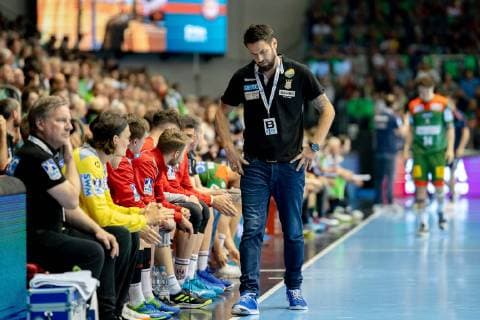 Bennet Wiegert Coach SC Magdeburg SC Magdeburg vs SG BBM Bietigheim SC Magdeburg vs SG BBM Bietigheim, Handball, DKB Handball Bundesliga, Season 2018 2019, 29 05 2019 Magdeburg Copyright: xDanielxReinelt xEibner-Pressefotox EP_drt