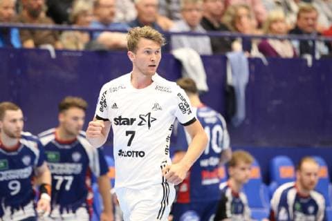 Magnus Landin Jacobsen THW Kiel 7 celebrates goal success, TBV Lemgo Lippe vs. THW Kiel, Handball, 1 Bundesliga, 29 05 2019, TBV Lemgo Lippe vs. THW Kiel, Handball, 1 Bundesliga, 29 05 2019 Lemgo Copyright: xEibner-Pressefotox xJanxStrohdiekx EP_JSK