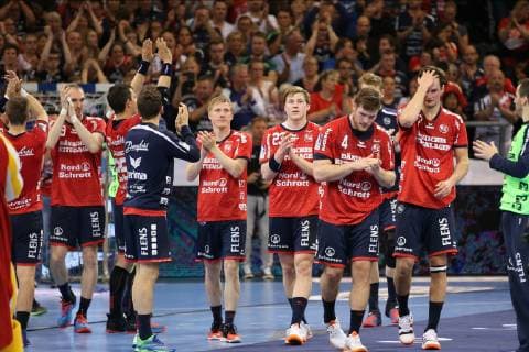 SG Flensburg Handewitt vs Fuechse Berlin, Handball, 1 Bundesliga, 29 05 19 Jubel after victory of SG Flensburg Handewitt xmmkx