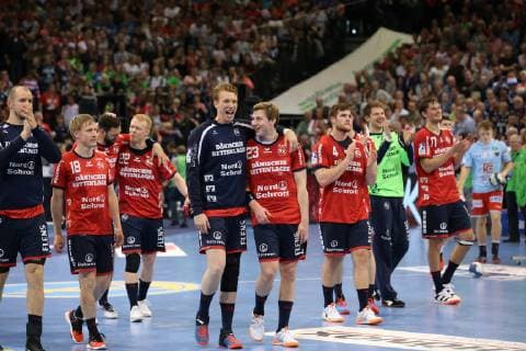 SG Flensburg Handewitt vs Fuechse Berlin, Handball, 1 Bundesliga, 29 05 19 Jubel after victory of SG Flensburg Handewitt xmmkx