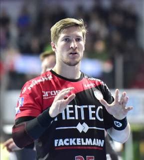 29 05 2019 Handball 1 Bundesliga DKB HBL Season 2018 2019 33 Matchday HC Erlangen Metropolitan Region Nuremberg HCE MT Melsungen OGo Jan Schäffer 25, HC Erlangen HCE Single picture Single photo