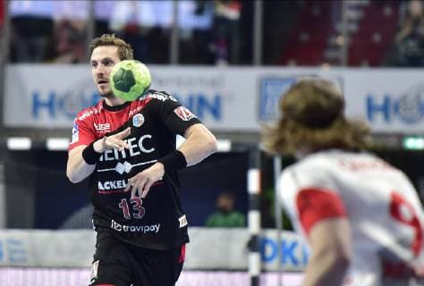 29 05 2019 Handball 1 Bundesliga DKB HBL Season 2018 2019 33 Matchday HC Erlangen Metropolregion Nürnberg HCE MT Melsungen OGo Michael Haaß Haass 13, HC Erlangen HCE