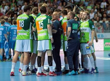 29 05 2019, xovx, Handball HBL, HSG Wetzlar TVB Stuttgart emspor, Instructions from coach Kai Wandschneider HSG Wetzlar , Aktion DFL DFB REGULATIONS PROHIBIT ANY USE OF PHOTOGRAPHS as IMAGE SEQUENCES and or QUASI VIDEO Wetzlar