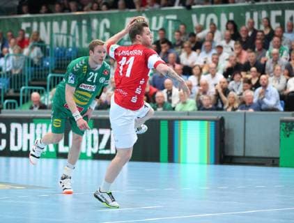 Arnor Thor Gunnarsson Bergischer HC 11 performs a seven-meter, TSV GWD Minden vs Bergischer HC, Handball, 1 Bundesliga, 29 05 2019, TSV GWD Minden vs Bergischer HC, Handball, 1 Bundesliga, 29 05 2019 Minden Copyright: xEibner-Pressefotox xJanxStrohdiex EP_JSK