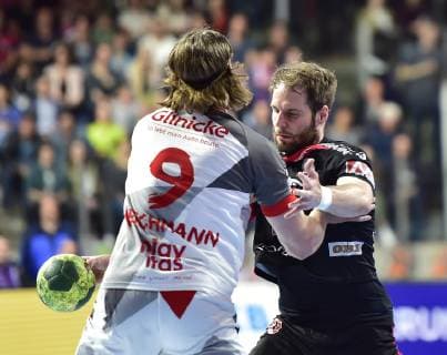 29 05 2019 Handball 1 Bundesliga DKB HBL Season 2018 2019 33 Matchday HC Erlangen Nuremberg Metropolitan Region HCE MT Melsungen OGo Tobias Reichmann 9, MT Melsungen Nico Büdel 20, HC Erlangen