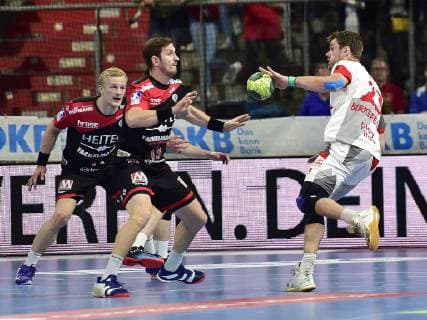 29 05 2019 Handball 1 Bundesliga DKB HBL Season 2018 2019 33 Matchday HC Erlangen Metropolregion Nürnberg HCE MT Melsungen OGo Andreas Schröder 71, HC Erlangen Michael Haaß Haass 13, HC Erlangen HCE Simon Birkefeldt 23, MT Melsungen