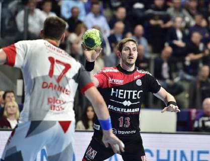 29 05 2019 Handball 1 Bundesliga DKB HBL Season 2018 2019 33 Matchday HC Erlangen Metropolregion Nürnberg HCE MT Melsungen OGo Michael Haaß Haass 13, HC Erlangen HCE