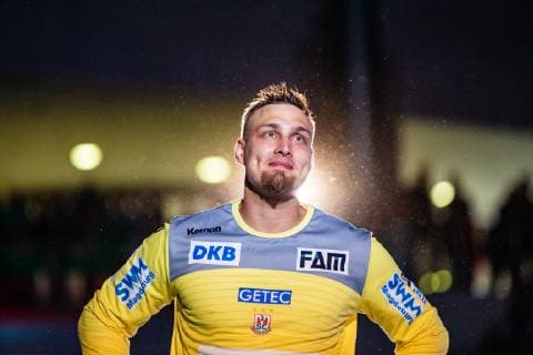 Farewell of Dario Quenstedt 21 SC Magdeburg during the season 2018 2019 in the 1 Handball Bundesliga Men between SC Magdeburg and SG BBM Bietigheim in the GETEC Arena on 29 May 2019 in Magdeburg, Sachsen Anhalt, Germany