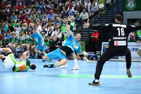 Goalscoring by Simon Baumgarten Stuttgart HSG Wetzlar vs. TVB Stuttgart, Handball, 1 League, 29 05 2019 HSG Wetzlar vs. TVB Stuttgart, Handball, 1 League, 29 05 2019 Wetzlar Copyright: xWeissx Eibner-Pressefotox EP_rws