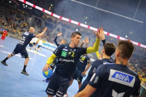 Andy Schmid Loewen warming up at the game Rhein Neckar Loewen vs Die Eulen Ludwigshafen in der 1 Handball Bundesliga am 29 02 2019, Rhein Neckar Loewen vs Die Eulen Ludwigshafen, Handball, 1 Handball Bundesliga, 29 02 2019 Mannheim Copyright: xMichaelxBermel Eibner-Pressefotox EP_mbl