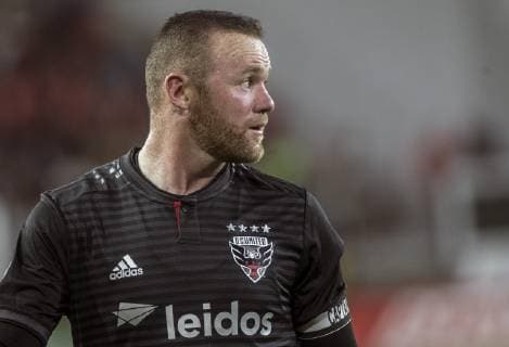 WASHINGTON, DC - MAY 29: D.C. United forward Wayne Rooney (9) goes to take a corner kick during a MLS, Fussball Herren, USA match between D.C United and the Chicago Fire, on May 29, 2019, at Audi Field, in Washington D.C. (Photo by Tony Quinn Icon Sportswire) SOCCER: MAY 29 MLS - Chicago Fire at DC United Icon25519052911