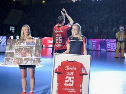 Farewell of Rasmus Lauge SG Flensburg Handewitt on 29 05 2019 in Flensburg Schleswig Holstein at the Flens Arena SG Flensburg Handewitt against Füchse Berlin Flensburg Schleswig Holstein Germany Copyright: xMartinxZiemerx xnordpoolx