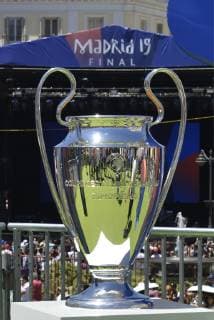 General Views and Fans with the UEFA Champions League trophy in Madrid , Thursday, May 30, 2019 Cordon Press  xJOAQUINxCORCHEROxARCOSx xx