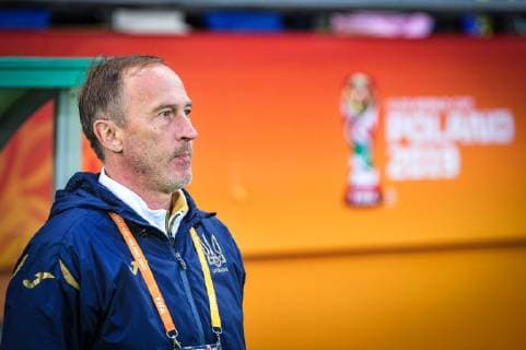 30.05.2019 Bielsko - Biala Pilka nozna, Reprezentacja U20, Mistrzostwa Swiata Polska 2019 Mecz Nigeria - Ukraina n z Oleksandr Petrakov foto Krzysztof Dzierzawa Pressfocus 30.05.2019 Bielsko - Biala football, FIFA U20 World Cup Poland 2019, Group D Match Nigeria - Ukraina n z Oleksandr Petrakov Photo by Krzysztof Dzierzawa Pressfocus NEWSPIX.PL --- Newspix.pl  20190530_pk_kd003