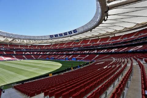 SOCCER - CL, Tottenham vs Liverpool MADRID,SPAIN,31.MAY.19 - SOCCER - UEFA Champions League, final, Tottenham Hotspur vs Liverpool FC, preview. Image shows an overview of the Wanda Metropolitano stadium. GEPAxpictures xDavidxRodriguez
