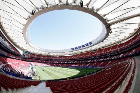 SOCCER - CL, Tottenham vs Liverpool MADRID,SPAIN,31.MAY.19 - SOCCER - UEFA Champions League, final, Tottenham Hotspur vs Liverpool FC, preview. Image shows an overview of the Wanda Metropolitano stadium. GEPAxpictures xDavidxRodriguez
