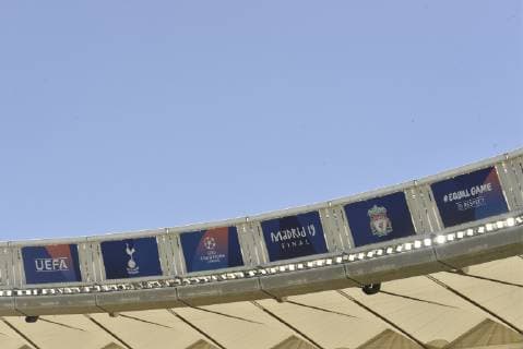 Details of the interior of the Wanda Metropolitan Stadium where the final of the UEFA CHAMPIONS LEAGUE will be held in Madrid, Friday, May 31, 2019 Cordon Press  xJOAQUINxCORCHEROxARCOSx xx