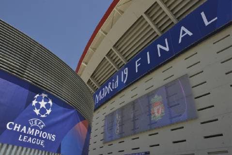 Details of the interior of the Wanda Metropolitan Stadium where the final of the UEFA CHAMPIONS LEAGUE will be held in Madrid, Friday, May 31, 2019 Cordon Press  xJOAQUINxCORCHEROxARCOSx xx