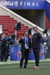 JURGEN KLOPP DURING TRAINING AT THE WANDA METROPOLITANO STADIUM BEFORE COMPETING IN THE UEFA CHAMPIONS LEAGUE FINAL, IN MADRID MAY31, 2019 Cordon Press  xJOAQUINxCORCHEROxARCOSx xx