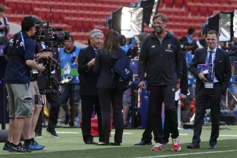 JURGEN KLOPP DURING TRAINING AT THE WANDA METROPOLITANO STADIUM BEFORE COMPETING IN THE UEFA CHAMPIONS LEAGUE FINAL, IN MADRID MAY31, 2019 Cordon Press  xJOAQUINxCORCHEROxARCOSx xx
