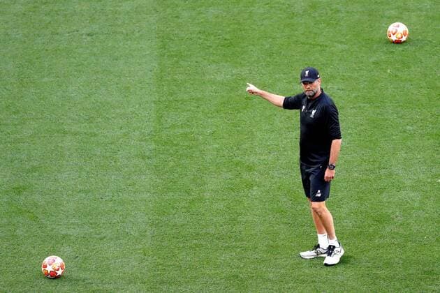 Liverpool s manager Juergen Klopp leads his team s training session at the Wanda Metropolitano stadium in Madrid, Spain, 31 May 2019. Liverpool FC will face Tottenham Hotspur in the 2019 UEFA Champions League final at the Wanda Metropolitano stadium in Madrid, Spain, on 01 June 2019. UCL Final 2019 - Liverpool FC training !ACHTUNG: NUR REDAKTIONELLE NUTZUNG!  Copyright: xJuanjoxMartinx GRAF1463 20190531-636949241018080948