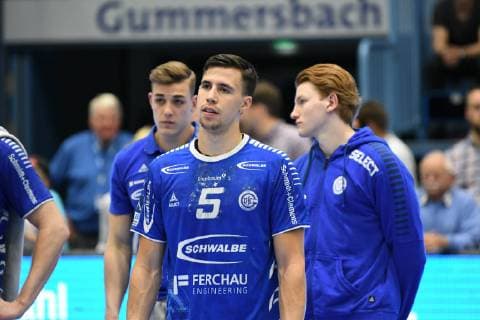 Enttaeuschter Blick bei Ivan Martinovi c (VfL Gummersbach 5), VfL Gummersbach - Frisch Auf Goeppingen, Handball, Maenner, 1. Liga, DKB Handball Bundesliga, 32. Spieltag, 29.05.2019 - VfL Gummersbach - Frisch Auf Goeppingen, Handball, DKB-Handball Bundesliga Maenner, 32. Spieltag, 29.05.2019 Gummersbach *** Disappointed view at Ivan Martinovi c VfL Gummersbach 5 , VfL Gummersbach Frisch Auf Goeppingen, Handball, Men, 1 League, DKB Handball Bundesliga, 32 Matchday, 29 05 2019 VfL Gummersbach Frisch Auf Goeppingen, Handball, DKB Handball Bundesliga Men, 32 Matchday, 29 05 2019 Gummersbach Copyright: xAugstx xEibner-Pressefotox EP_jat