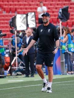 SOCCER - CL, Tottenham vs Liverpool MADRID,SPAIN,31.MAY.19 - SOCCER - UEFA Champions League, final, Tottenham Hotspur vs Liverpool FC, preview, training Liverpool. Image shows headcoach Juergen Klopp (Liverpool). GEPAxpictures xDavidxRodriguez