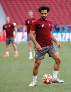 SOCCER - CL, Tottenham vs Liverpool MADRID,SPAIN,31.MAY.19 - SOCCER - UEFA Champions League, final, Tottenham Hotspur vs Liverpool FC, preview, training Liverpool. Image shows Mohamed Salah (Liverpool). GEPAxpictures xDavidxRodriguez