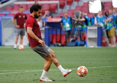 SOCCER - CL, Tottenham vs Liverpool MADRID,SPAIN,31.MAY.19 - SOCCER - UEFA Champions League, final, Tottenham Hotspur vs Liverpool FC, preview, training Liverpool. Image shows Mohamed Salah (Liverpool). GEPAxpictures xDavidxRodriguez