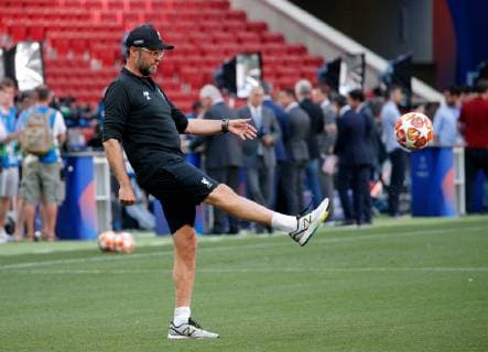 SOCCER - CL, Tottenham vs Liverpool MADRID,SPAIN,31.MAY.19 - SOCCER - UEFA Champions League, final, Tottenham Hotspur vs Liverpool FC, preview, training Liverpool. Image shows headcoach Juergen Klopp (Liverpool). GEPAxpictures xDavidxRodriguez