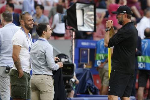 LIVERPOOL PLAYERS DURING TRAINING AT THE WANDA METROPOLITANO STADIUM BEFORE COMPETING IN THE UEFA CHAMPIONS LEAGUE FINAL, IN MADRID MAY31, 2019 Cordon Press  xJOAQUINxCORCHEROxARCOSx xx