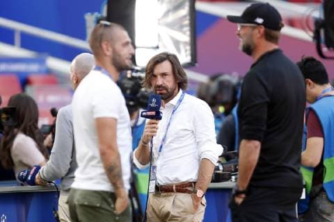 Andrea Pirlo during a training session prior to the UEFA Champions League final match between Tottenham Hotspur FC and Liverpool FC at Estadio Metropolitano on May 31, 2019 in Madrid, UEFA Champions League 2018 2019 xVIxVIxImagesx xMauricexvanxSteenxIVx 14618027