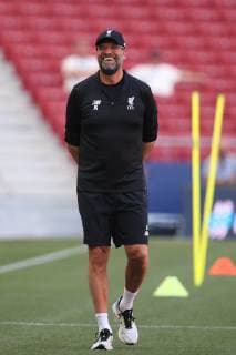 Liverpool Training Liverpool Manager Jurgen Klopp during the Liverpool Training session at the Wanda Metropolitano Stadium, Madrid Content Not Available For UK Newspapers Copyright: xPaulxChestertonx FIL-13308-0003