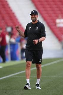 Liverpool Training Liverpool Manager Jurgen Klopp during the Liverpool Training session at the Wanda Metropolitano Stadium, Madrid Content Not Available For UK Newspapers Copyright: xPaulxChestertonx FIL-13308-0004