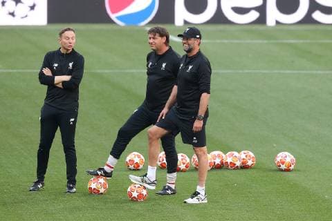 Liverpool Training Liverpool Manager Jurgen Klopp during the Liverpool Training session at the Wanda Metropolitano Stadium, Madrid Content Not Available For UK Newspapers Copyright: xPaulxChestertonx FIL-13308-0022