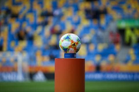 Gdynia, 31.05.2019 Pilka nozna Mecz MS U20. Mali - Francja NZ adidas, ball, pilka Fot. Tomasz Rulski 058sport.pl NEWSPIX.PL --- Newspix.pl FRANCE OUT!  20190531_017_RUL_7058