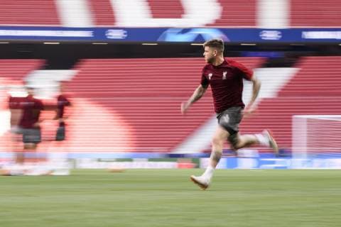 31 05 2019, xkvx, Football UEFA Champions League Final, Tottenham Hotspur FC Liverpool Training and PK emspor, v l Jordan Henderson FC Liverpool DFL DFL REGULATIONS PROHIBIT ANY USE OF PHOTOGRAPHS as IMAGE SEQUENCES and or QUASI VIDEO Madrid